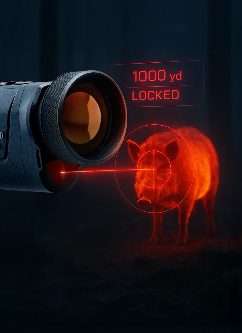 Built-In Laser Rangefinder (LRF) — Precision for Every Situation