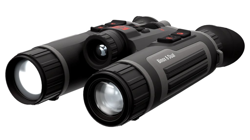 ATN Binox-6 Dual 640x512 3-24x multispectral thermal binoculars studio product photo