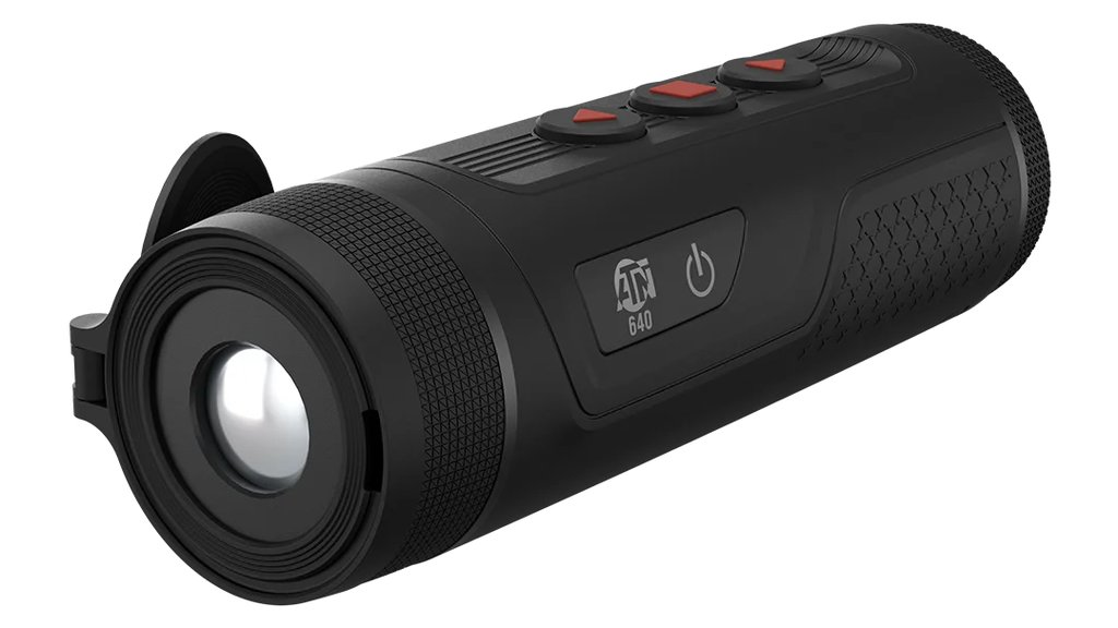 ATN BlazeTrek 6 640x512 thermal monocular in a studio product photo
