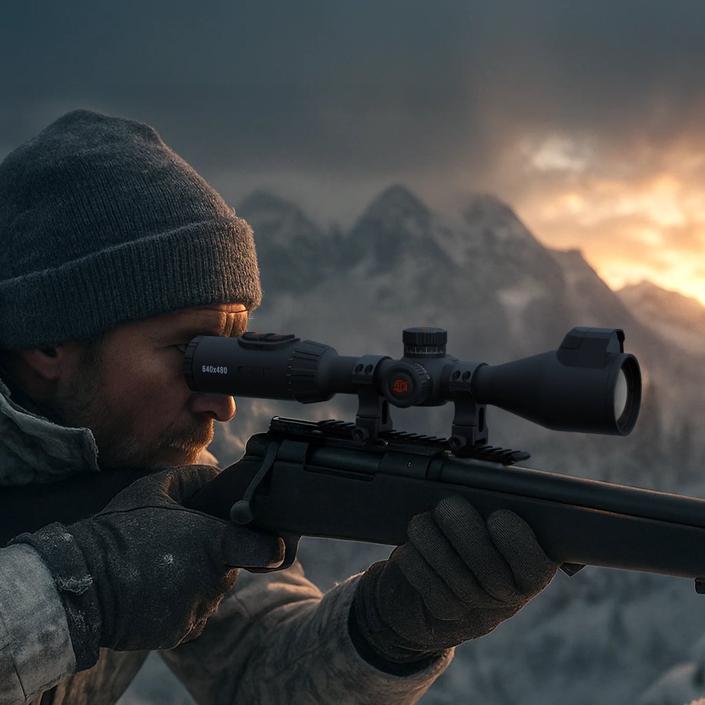 Best Thermal Rifle Scopes Under $1,000: ATN ThOR 6 Mini 256 2-16x