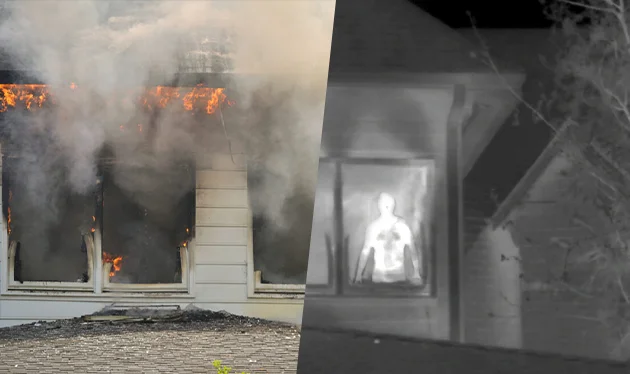 Search and rescue with ATN thermal monocular