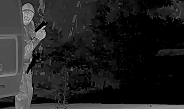 Security and surveillance with ATN thermal monocular