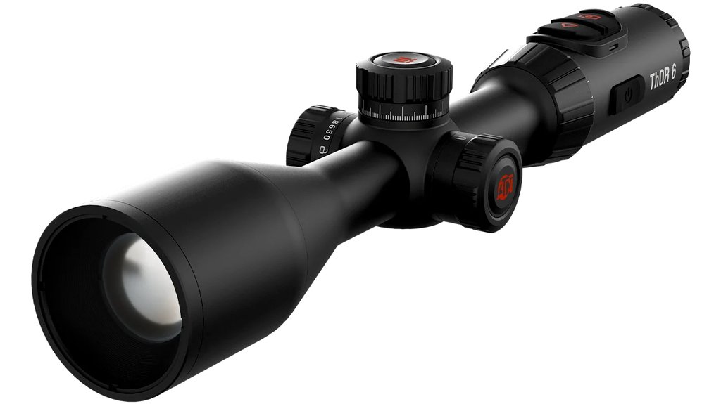 ATN THOR-6 384x288 2.5-20x thermal rifle scope studio product photo on white background