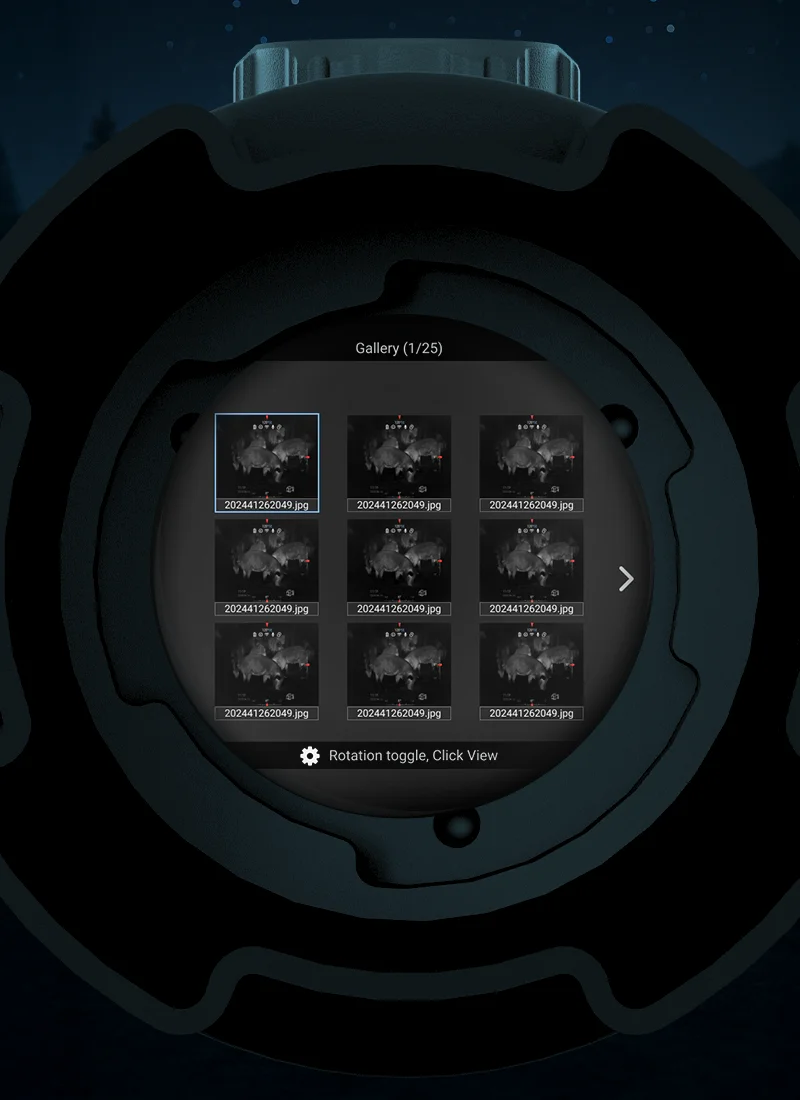 Internal Gallery — Instant Playback in the Field