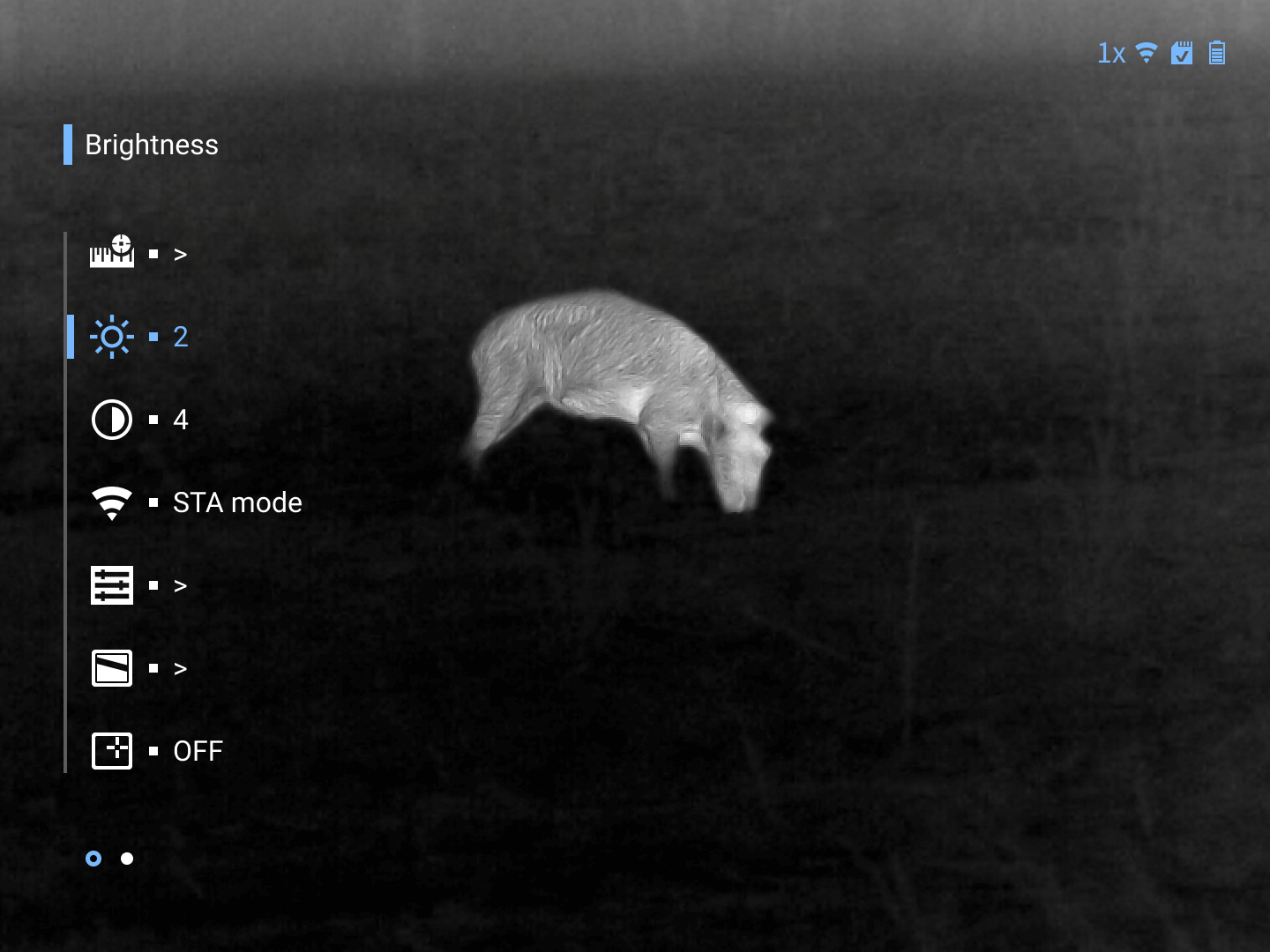 BlazeHunter XD Screen Brightness