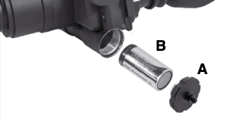 NVG-7 battery installation