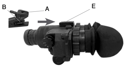 NVG-7 headgear adapter alignment