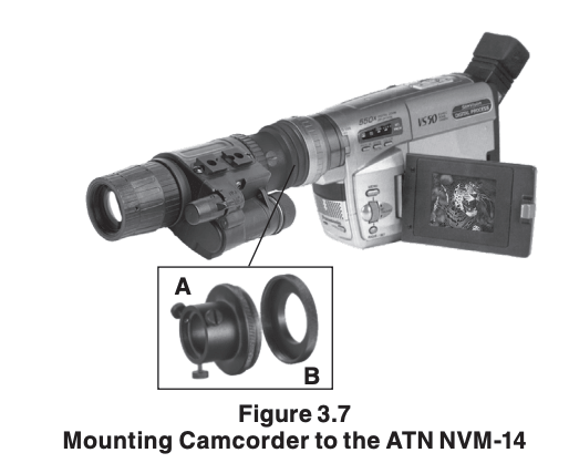 Mounting camcorder to the ATN NVM-14