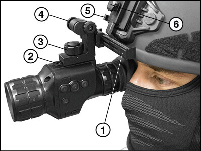 Head/helmet mount (optional)