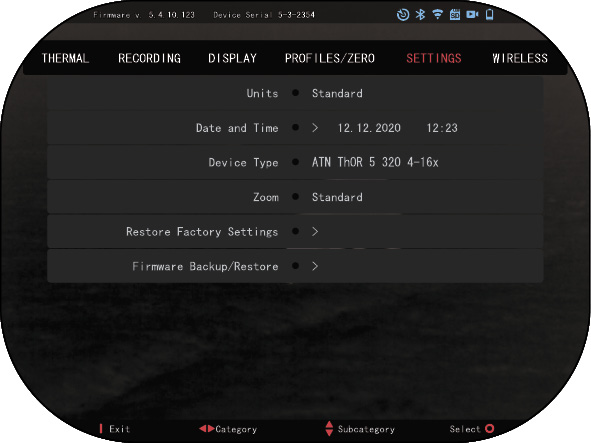 Using System Settings