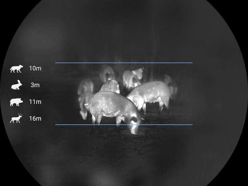 Optical Ranging Mode Screen