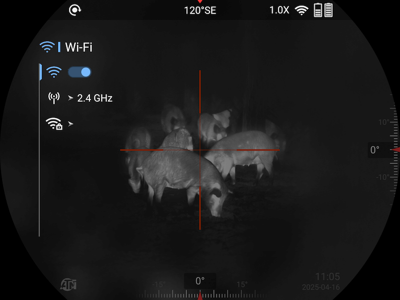 Wi-Fi Setup Screen