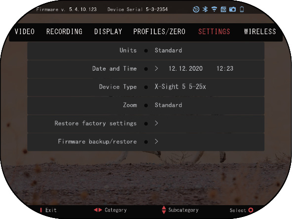 Using System Settings